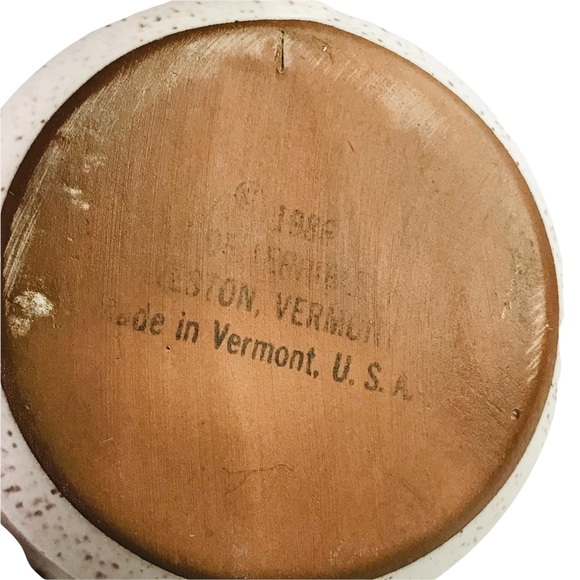 VINTAGE WESTON VERMONT BEAR COFFE MUG "On the Journey" "Peace Love and Joy" 80s - Picture 3 of 8